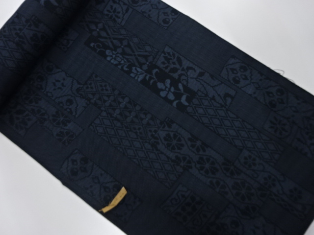 JAPANESE KIMONO / ANTIQUE BOLT FOR KIMONO / SILK / TSUMUGI